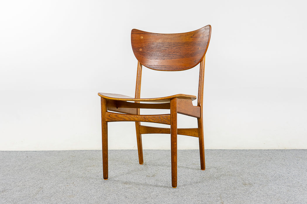 1 Danish Teak & Oak Dining Chair - (321-109.2)