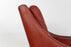 Leather Danish Lounge Chair - (323-066.2)