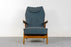 Danish Oak Lounge Chair - (324-148)