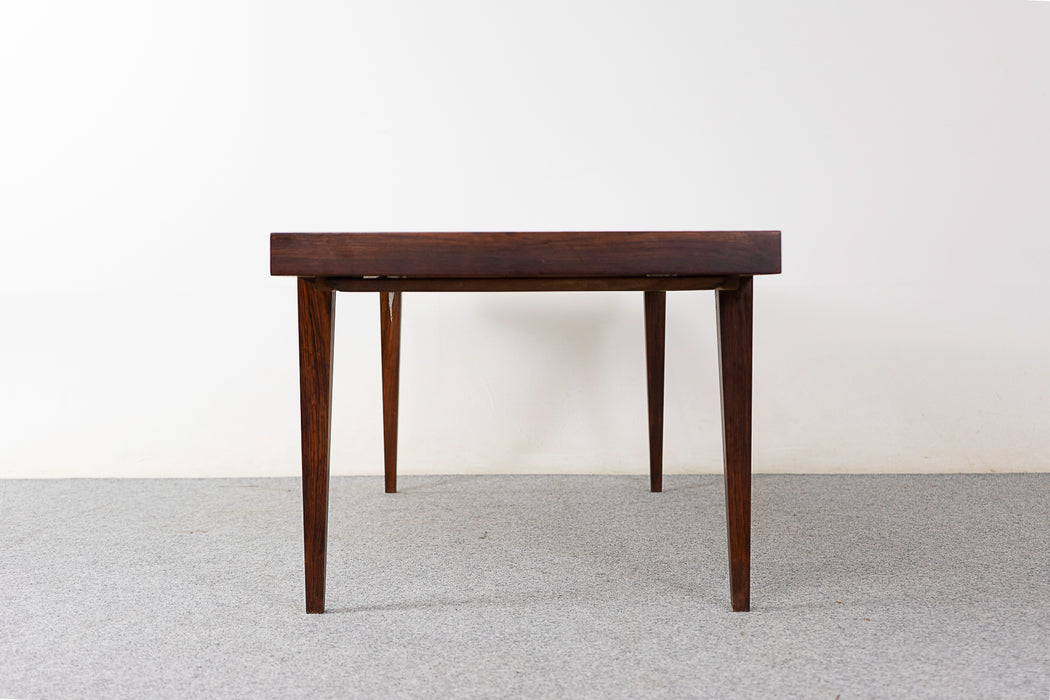 Mid-Century Rosewood & Tile Coffee Table - (320-072)