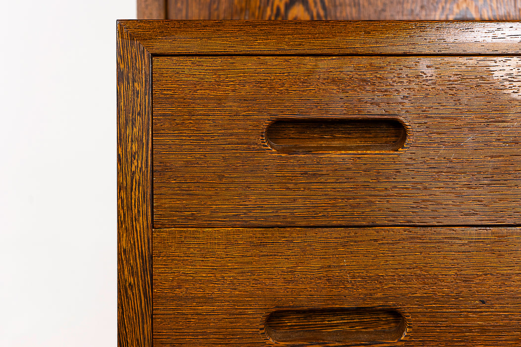 Wenge Wood Bookcase/Bar Cabinet - (324-304.2)