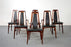 6 Rosewood Eva Dining Chairs by Niels Koefoed - (D859)