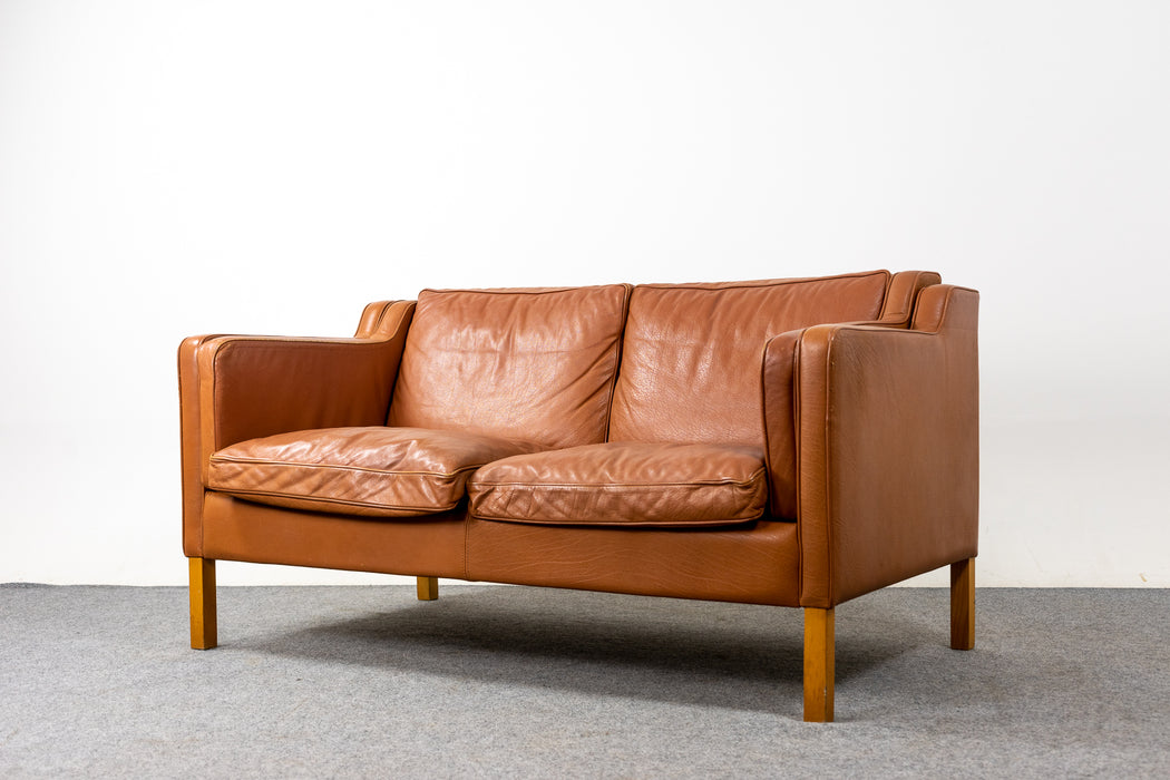 Leather Loveseat by Stouby - (322-071.1)