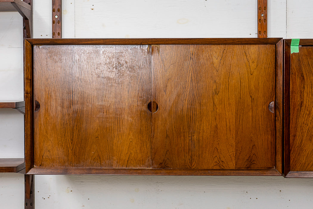 Mid-Century Rosewood Wall System - (323-028.1)