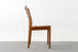 6 Teak & Rattan Swedish Dining Chairs - (321-100.1)