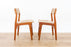 2 Danish Mid Century Teak Dining Chairs - (D1511)