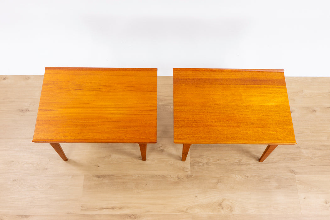 2 Finn Juhl FD-533 Solid Teak Side Tables for France & Daverkosen - (D1526)