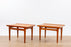 2 Finn Juhl FD-533 Solid Teak Side Tables for France & Daverkosen - (D1526)