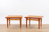 2 Finn Juhl FD-533 Solid Teak Side Tables for France & Daverkosen - (D1526)