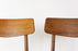 2 Teak & Beech Danish Dining Chairs - (322-172)