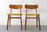 2 Teak & Beech Danish Dining Chairs - (322-172)