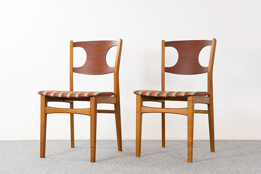 2 Teak & Oak Dining Chairs by Paul Rasmussen - (322-177)