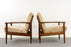 Teak Danish Lounge Chair Pair - (325-040)