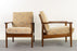 Teak Danish Lounge Chair Pair - (325-040)