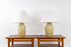 2 Mid-Century Modern Ceramic Table Lamps - (D1523)
