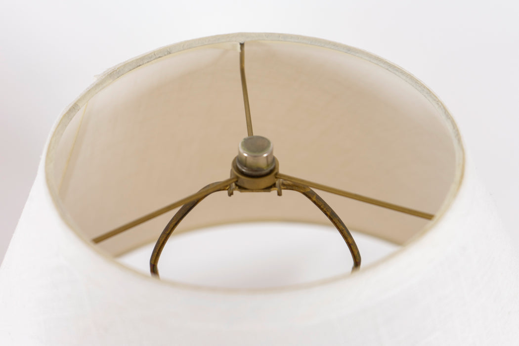 2 Mid-Century Modern Ceramic Table Lamps - (D1523)