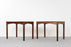 Danish Rosewood Side Table Pair - (322-046)