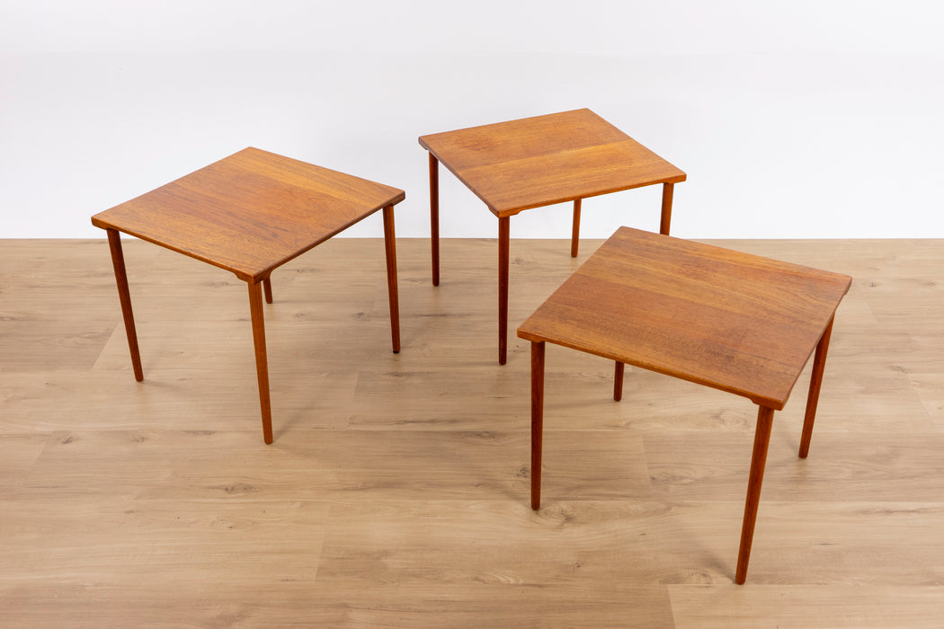 3 Teak Side Tables by Hvidt & Mølgaard-Nielsen - (D1522)