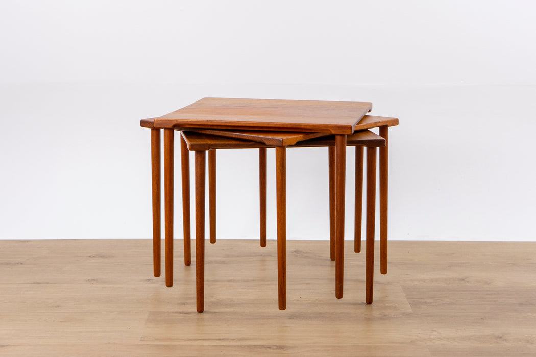 3 Teak Side Tables by Hvidt & Mølgaard-Nielsen - (D1522)
