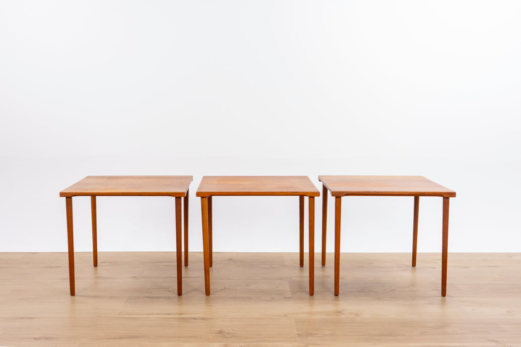 3 Teak Side Tables by Hvidt & Mølgaard-Nielsen - (D1522)