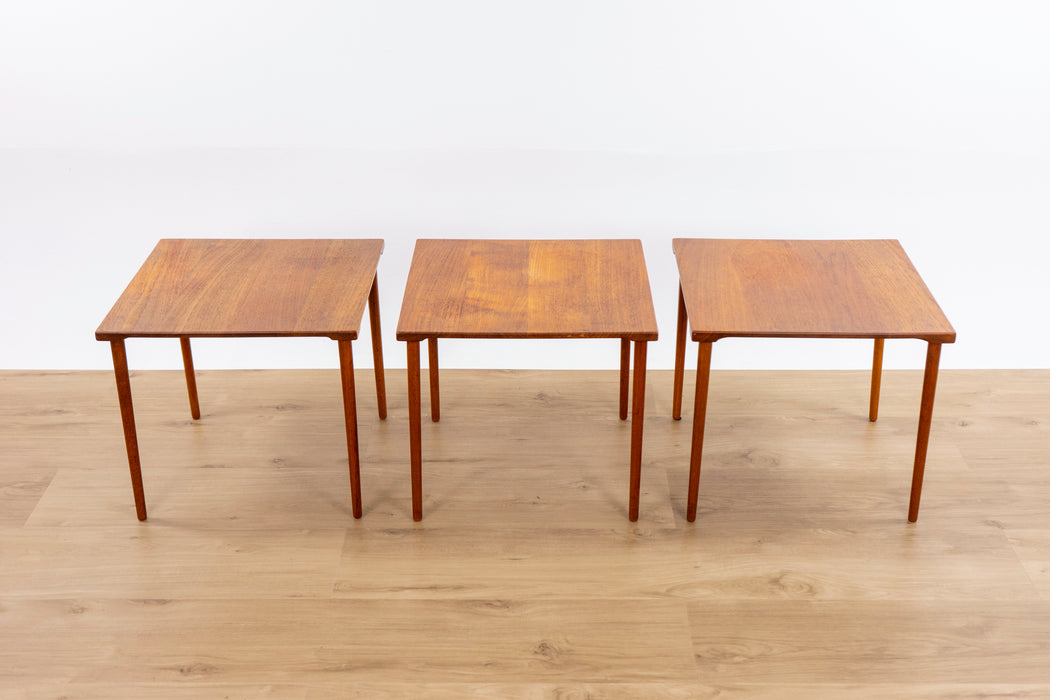 3 Teak Side Tables by Hvidt & Mølgaard-Nielsen - (D1522)
