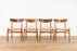 4 Hans Wegner CH23 Teak & Oak Dining Chairs for Carl Hansen & Søn - (D1513.2)