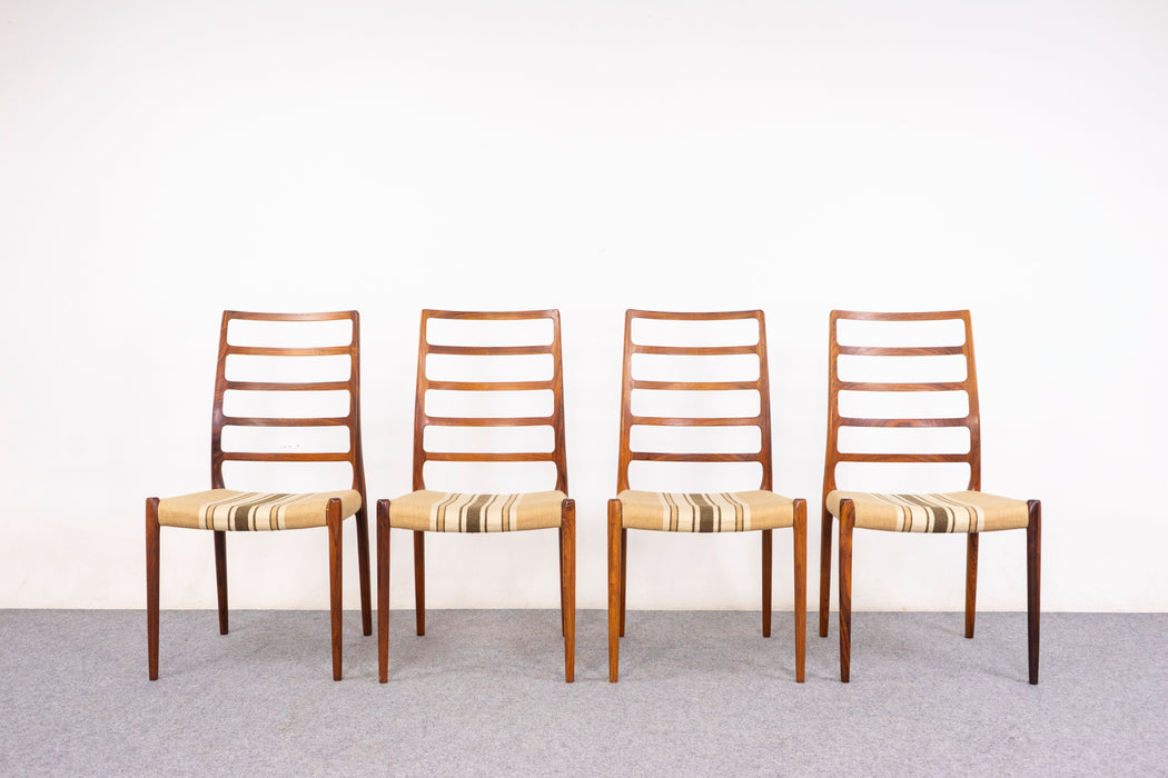 4 Rosewood Model 82 Dining Chairs by Niels Otto Møller - (325-148)
