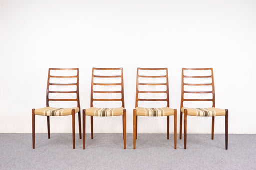 4 Rosewood Model 82 Dining Chairs by Niels Otto Møller - (325-148)
