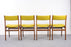4 Danish Mid Century Teak Dining Chairs - (325-224)
