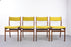 4 Danish Mid Century Teak Dining Chairs - (325-224)