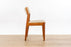 4 Mid-Century Teak Dining Chairs - (D1572)