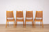 4 Mid-Century Modern Teak Dining Chairs - (D1675)