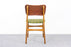 4 Danish Mid Century Teak & Beech Dining Chairs - (327-097)