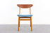 4 Danish Modern Teak & Beech Dining Chairs - (327-126)
