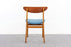 4 Danish Modern Teak & Beech Dining Chairs - (327-126)