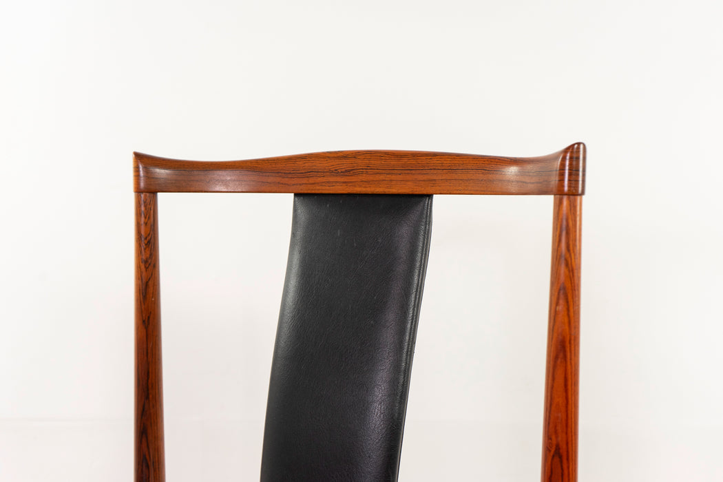 4 Rosewood dining chairs by Erling Torvits - (D1390)