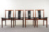 4 Rosewood dining chairs by Erling Torvits - (D1390)