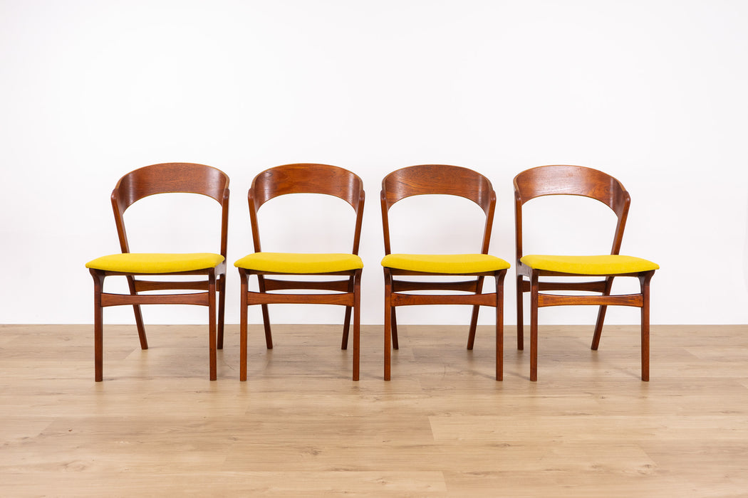 4 Danish Modern Teak Dining Chairs by Randers - (D1618)