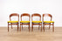 4 Danish Modern Teak Dining Chairs by Randers - (D1618)