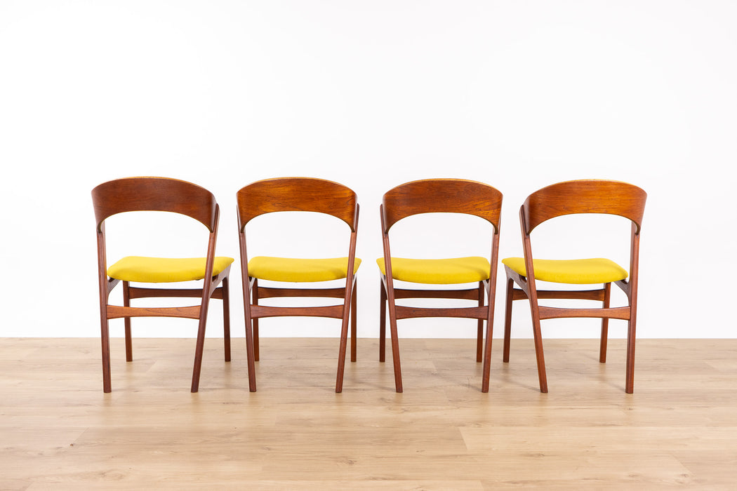4 Danish Modern Teak Dining Chairs by Randers - (D1618)