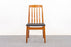 4 Teak Mid-Century Dining Chairs - (D1440)