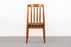 4 Teak Mid-Century Dining Chairs - (D1440)