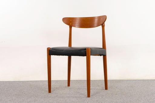 4 Teak & Leather Dining Chairs by Nils Jonnson - (D1270)