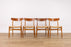 4 Hans Wegner CH23 Teak & Oak Dining Chairs for Carl Hansen & Søn - (D1513.1)