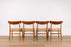 4 Hans Wegner CH23 Teak & Oak Dining Chairs for Carl Hansen & Søn - (D1513.1)