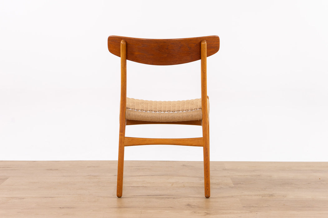 4 Hans Wegner CH23 Teak & Oak Dining Chairs for Carl Hansen & Søn - (D1513.1)