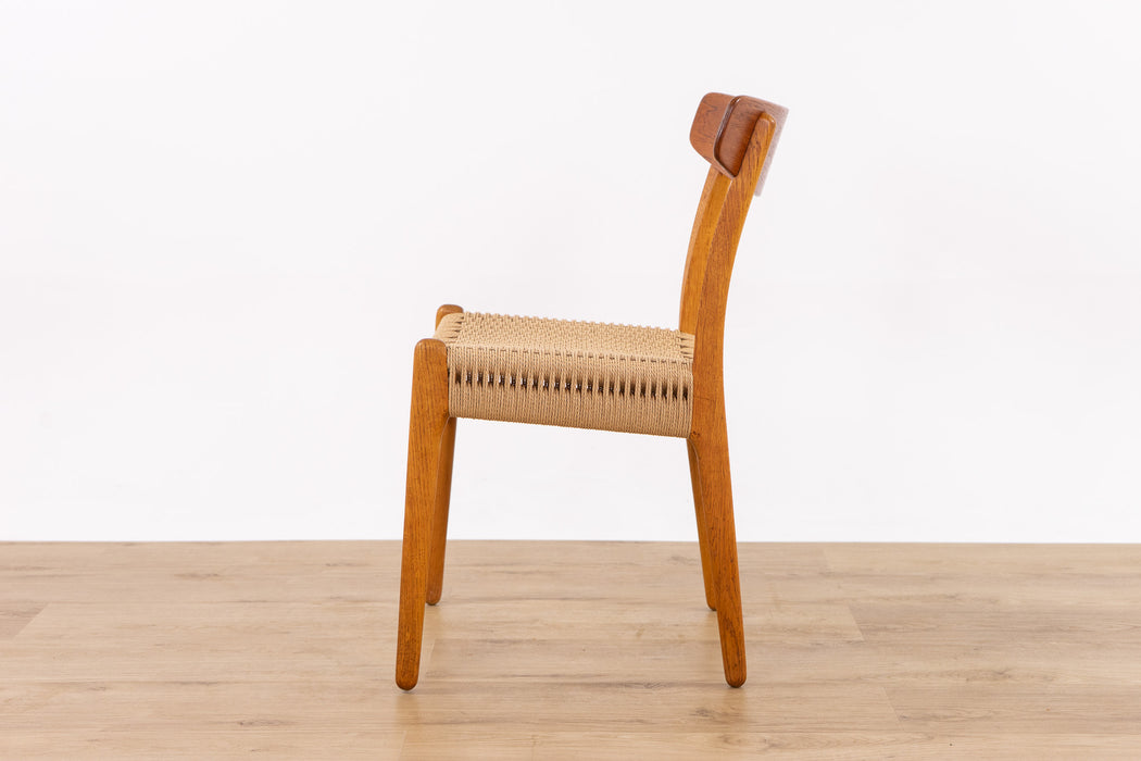 4 Hans Wegner CH23 Teak & Oak Dining Chairs for Carl Hansen & Søn - (D1513.1)
