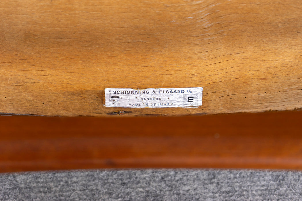 4 Danish Modern Teak Dining Chairs by Schionning & Elgaard - (D1484)