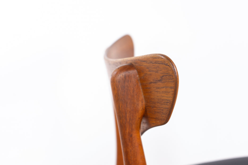 4 Danish Modern Teak Dining Chairs by Schionning & Elgaard - (D1484)