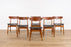 6 Danish Modern Teak Dining Chairs - (327-094)